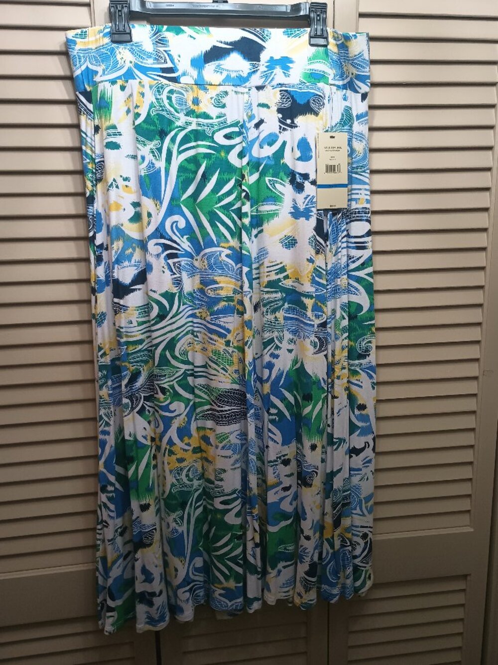 MULTIPLES Multi-color Maxi Skirt Sz XL